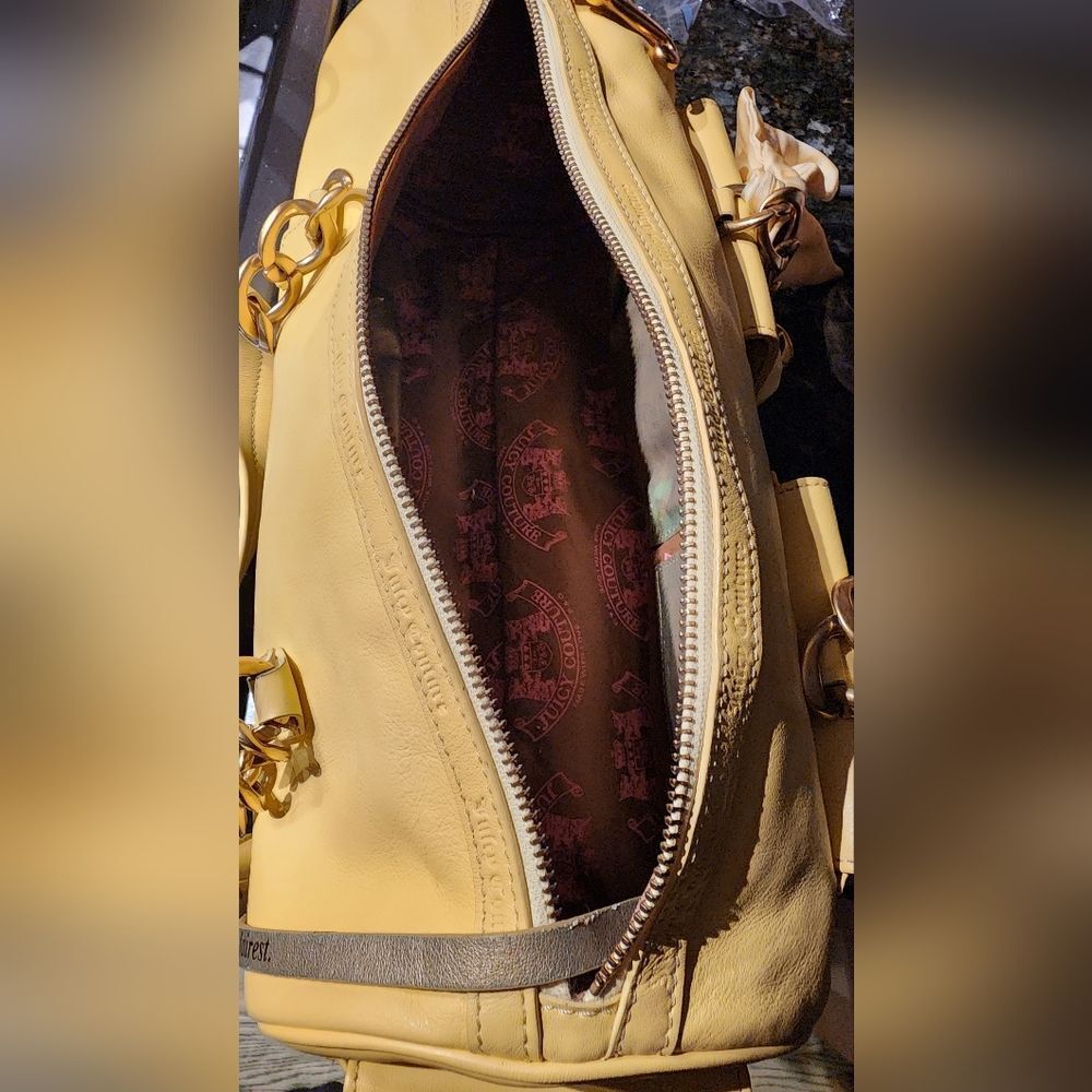 RARE Yellow Leather OG Juicy Barrel Bag!! FLAWLESS!! Large - Picture 6 of 16